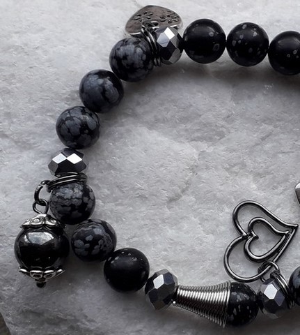 bracelets en obsidienne 