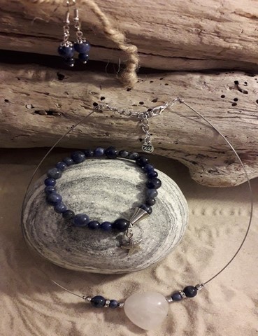 Bracelets en pierres naturelles en sodalite 